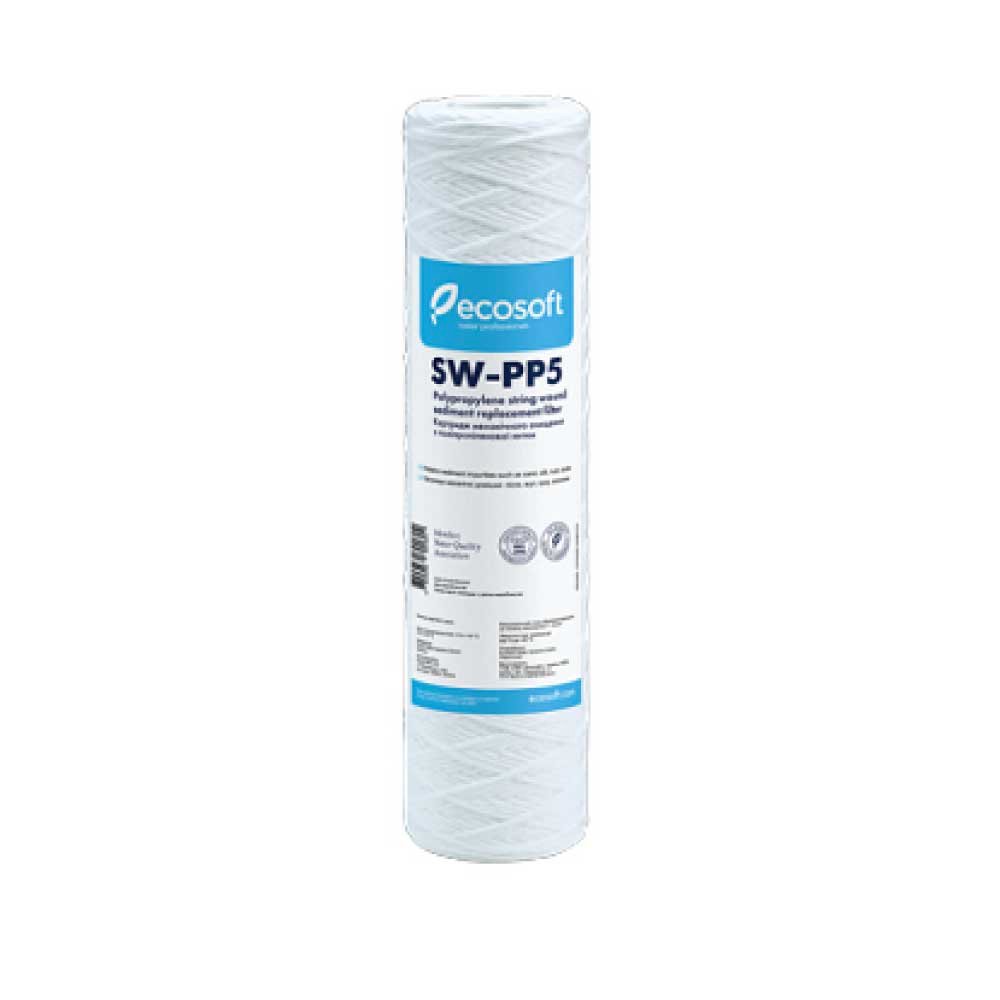 5-Pack 10 Inch 100 Micron String Wound Sediment Water Filter | Universal Replacement For Pentek, GE, Aquafilter & More